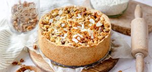 Glutenvrije appeltaart met kruimels