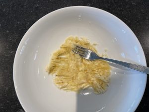 Overnight oats stap 1