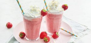 milkshake-aardbeien
