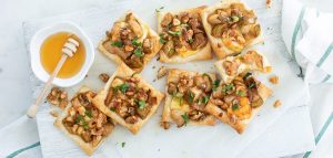 bladerdeeg brie hapjes