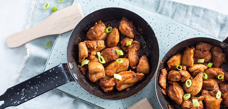 Gourmetpannetje hete kip