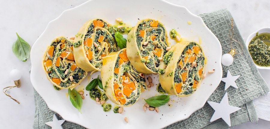 Pastarol met spinazie (rotolo)