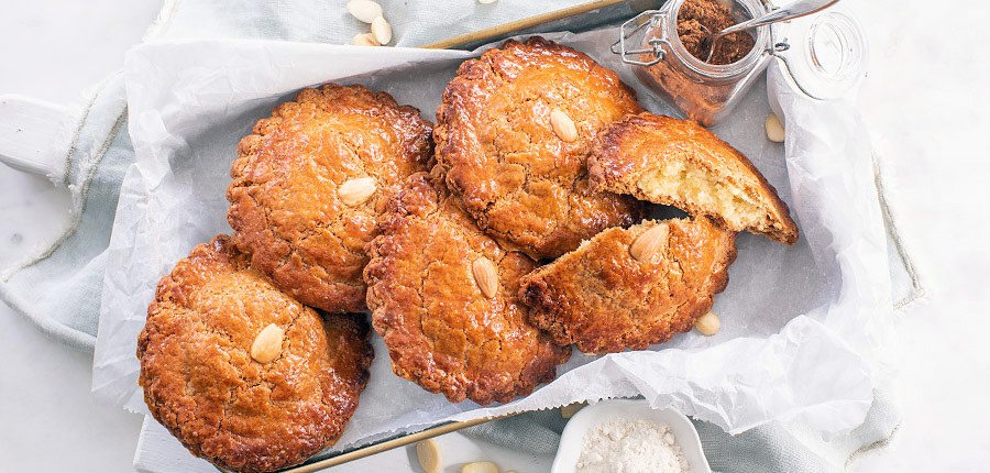 Speculaaskoeken met amandelspijs