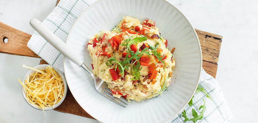 Stamppot met paprika