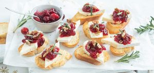 cranberry crostini