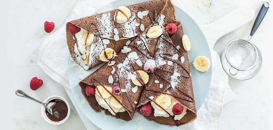 Chocolade pannenkoeken