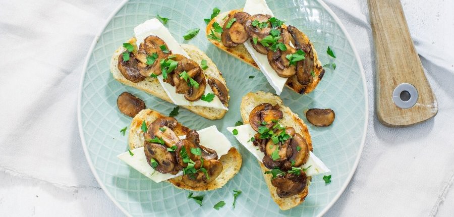 Bruschetta met champignons
