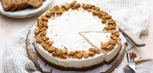 Lactosevrije kwarktaart met speculoos
