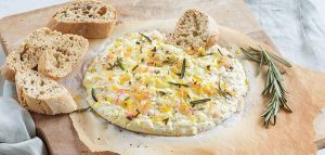 Gebakken ricotta dip uit de oven