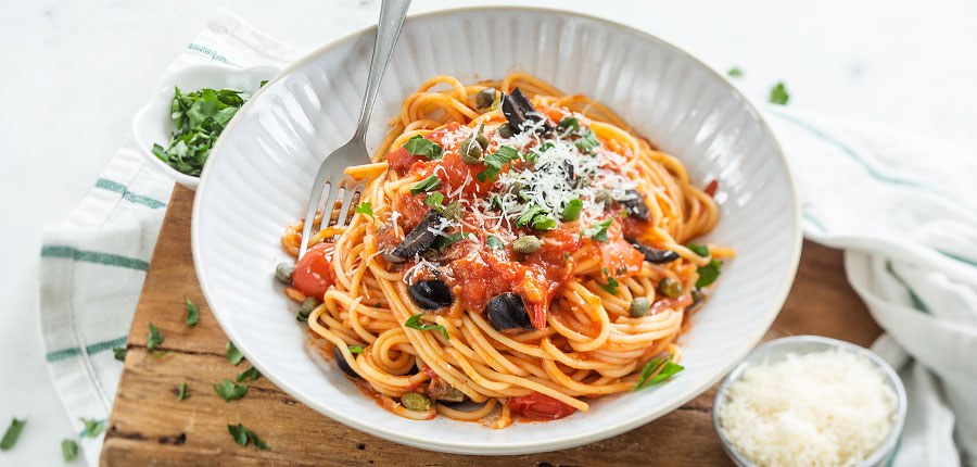 Spaghetti puttanesca