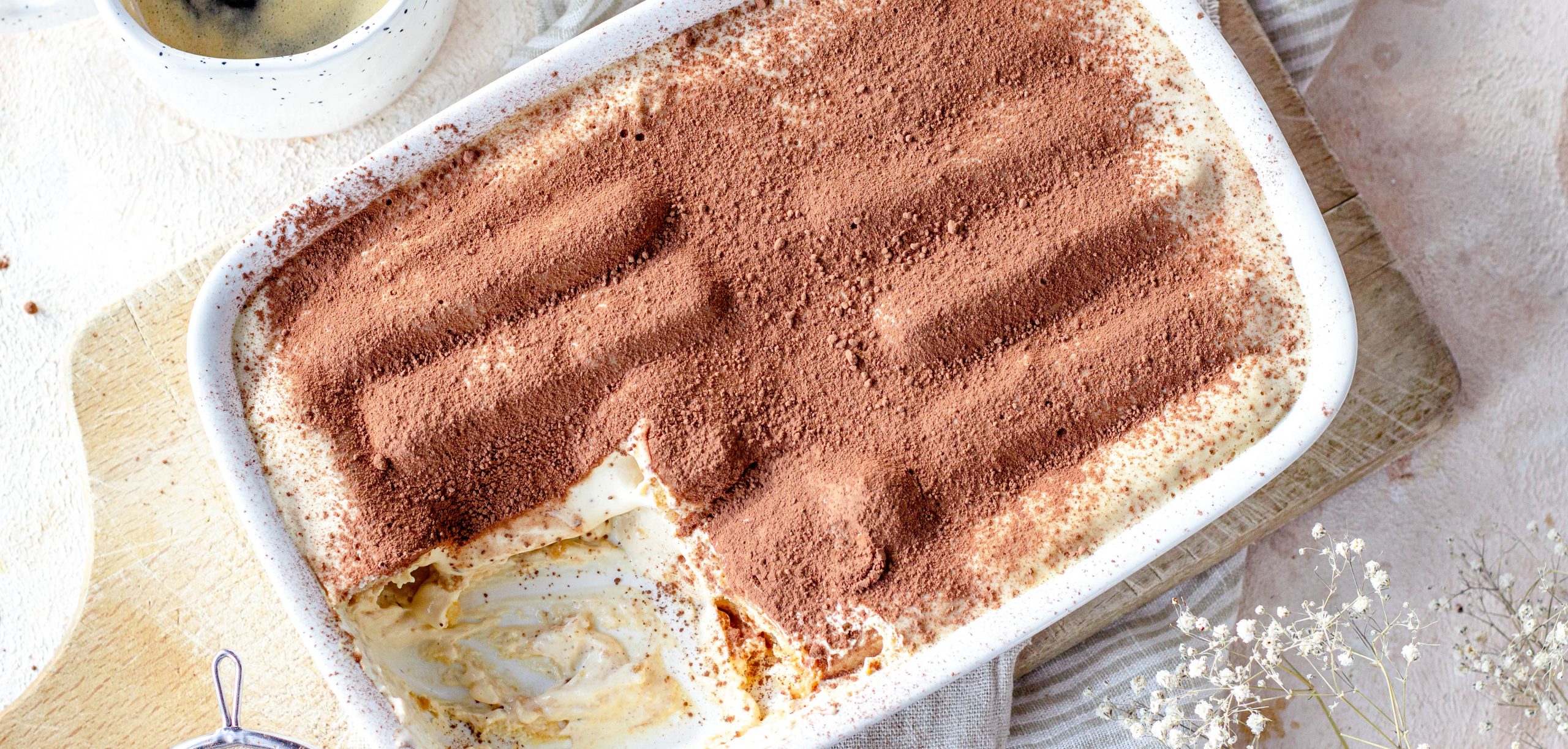 Glutenvrije en lactosevrije tiramisu