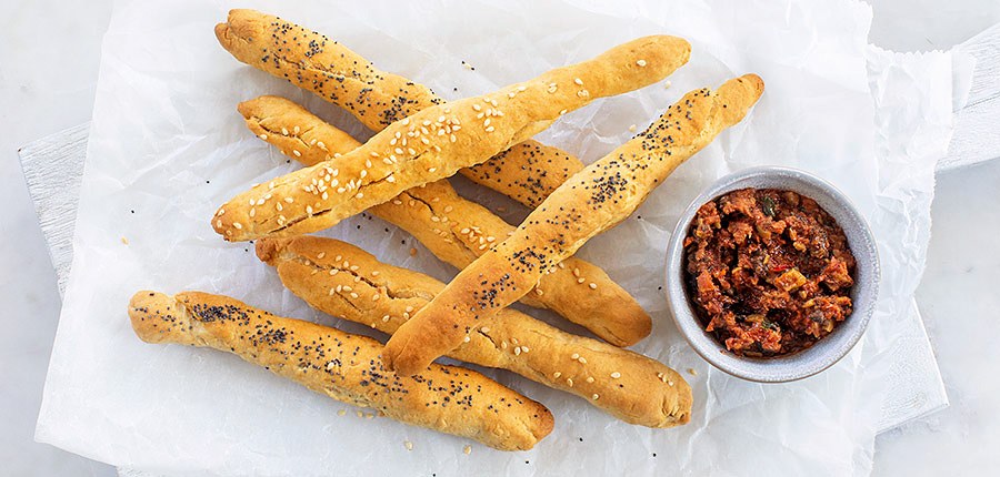 Snelle broodstengels maken (grissini)