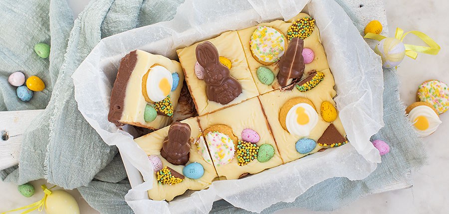 Fudge met paaseitjes