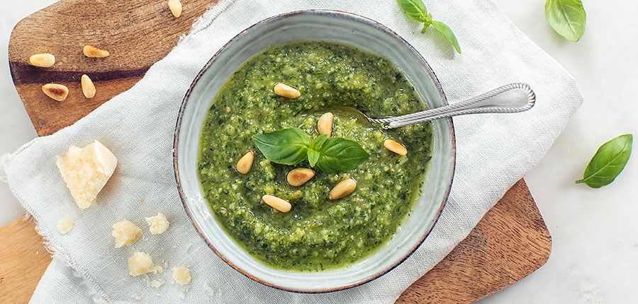 Pesto maken