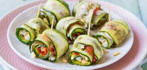 Courgette rolletjes