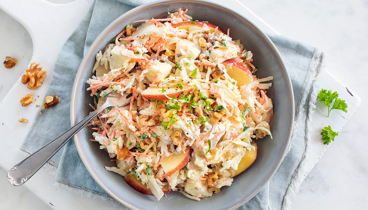 Koolsalade recept: met witte kool en appel