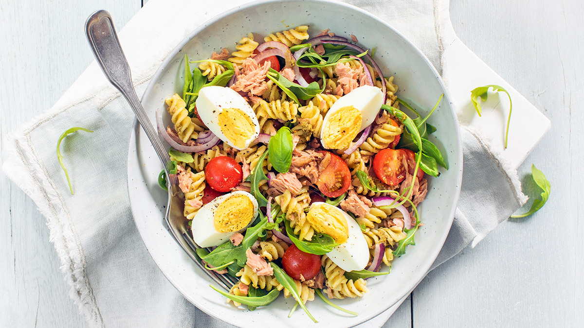 Pastasalade met tonijn