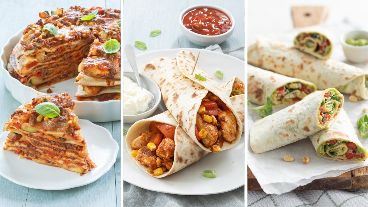 10 x recepten met tortilla wraps