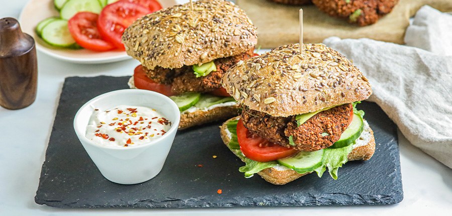 Voedzame quinoa burgers