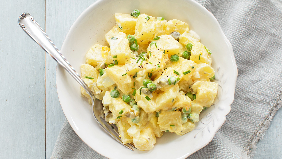 Aardappelsalade: fris en romig