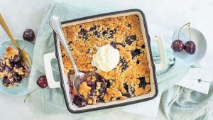 kersen crumble