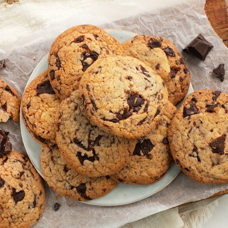 chocolate chip cookies recept