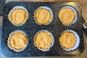 Zoete aardappel muffins stap 3