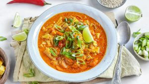 Thaise rode curry soep