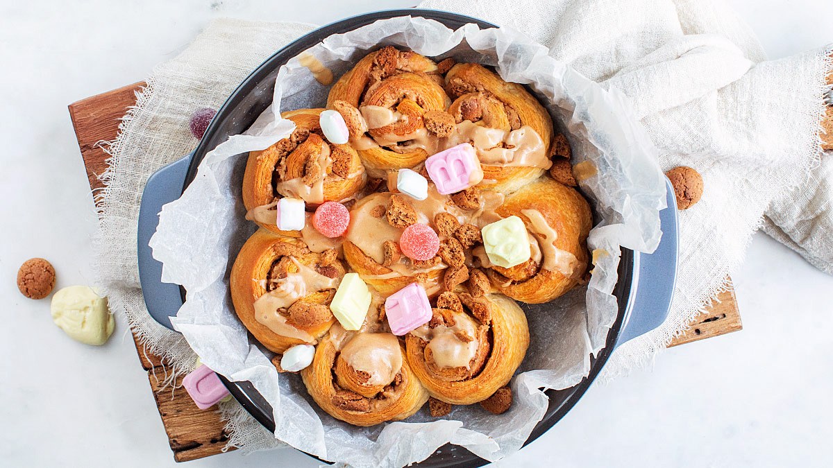 Sinterklaas croissantrolletjes met speculoos