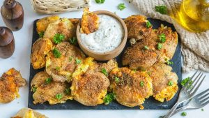 smashed potatoes