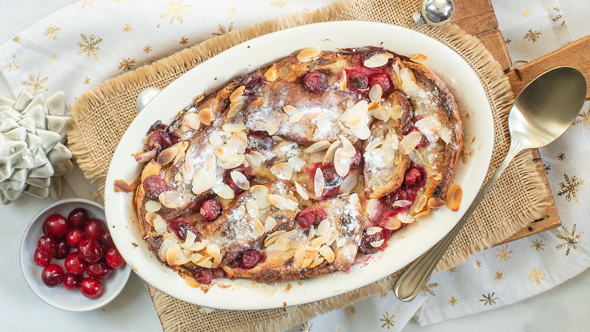 Broodpudding van kerststol