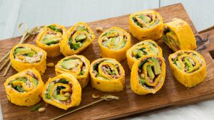 Wrap rolletjes met serranoham recept