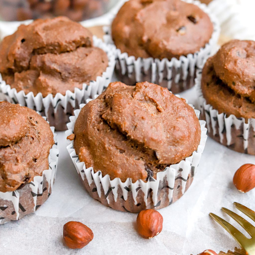 chocolade bananenbrood muffins