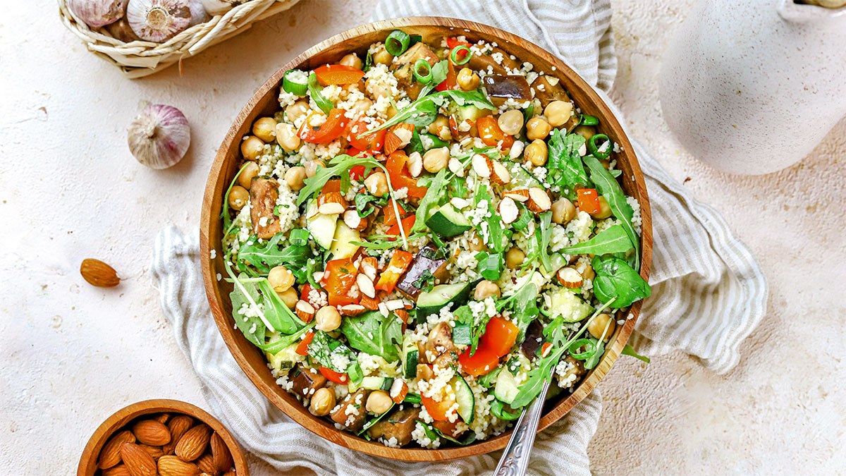 Couscous met kikkererwten