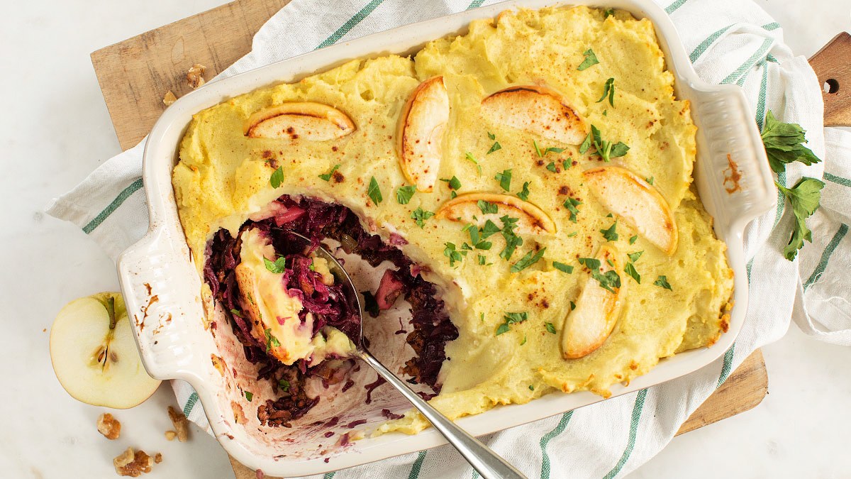 Rode kool ovenschotel