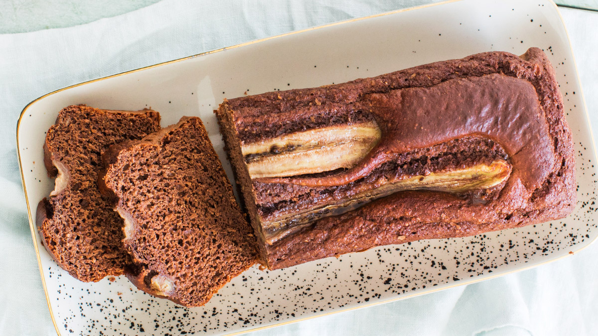 Chocolade bananenbrood