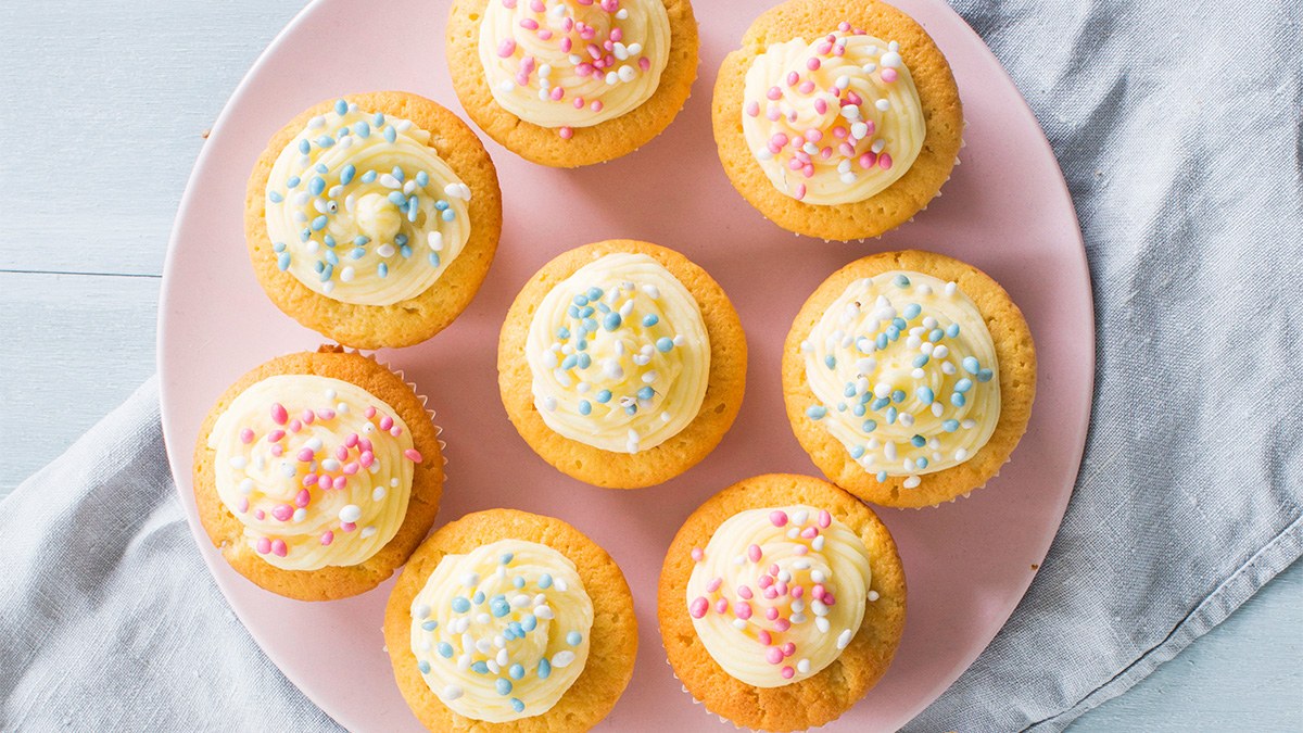 Cupcakes met muisjes