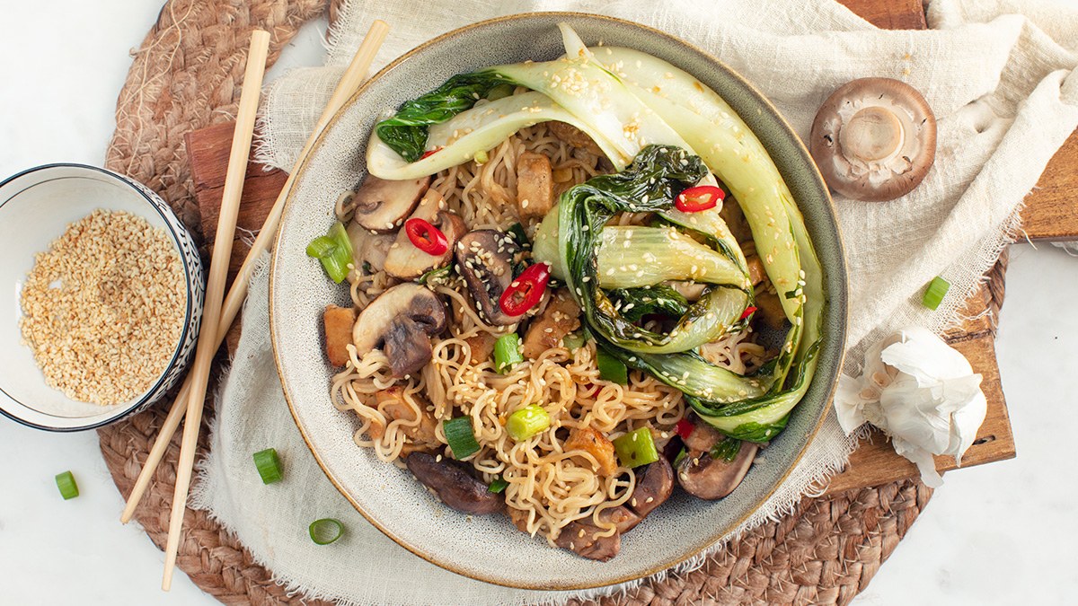 Paksoi recept met noedels