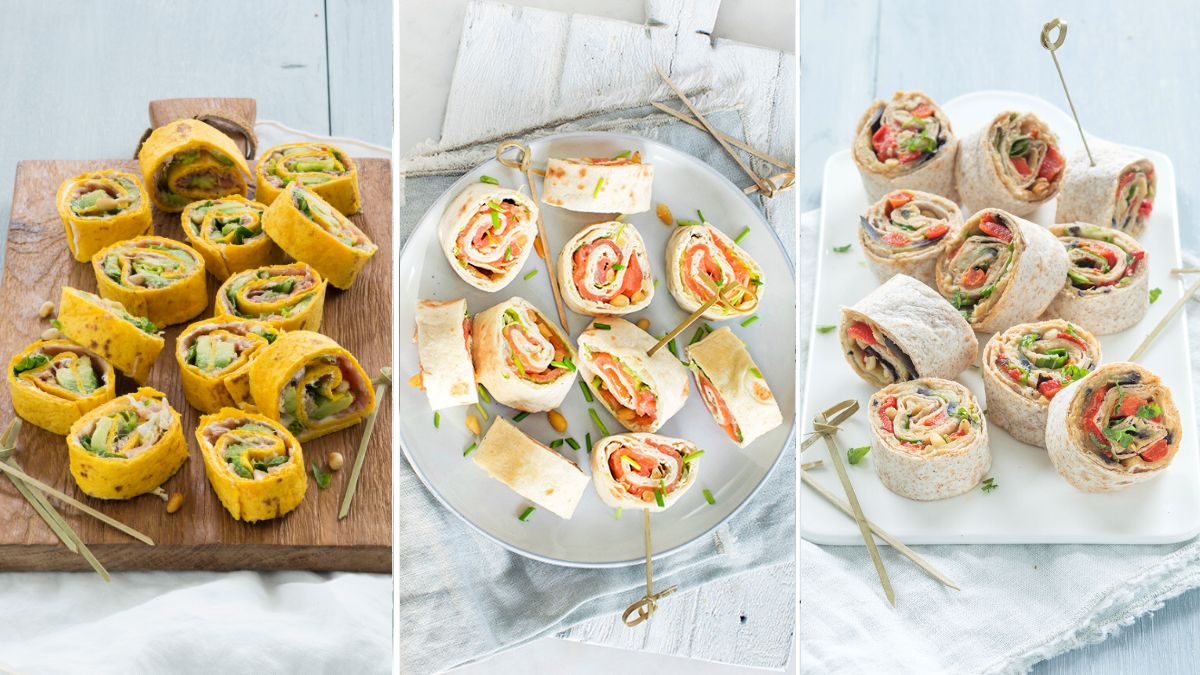 8 x wrap hapjes