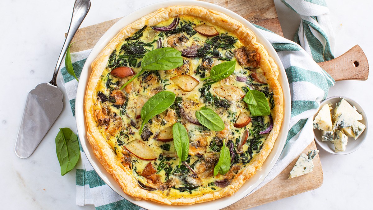 Quiche met gorgonzola