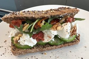 pitabroodje met geitenkaas stap 3