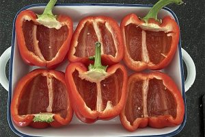 Gevulde paprika met rijst stap 2