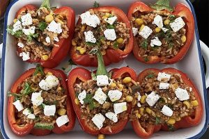 Gevulde paprika met rijst stap 6