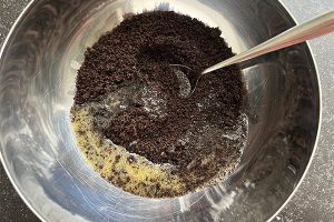 Oreo cheesecake stap 2