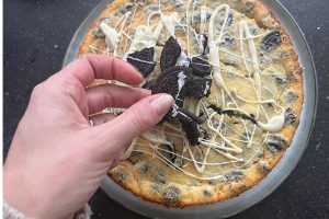 Oreo cheesecake stap 6