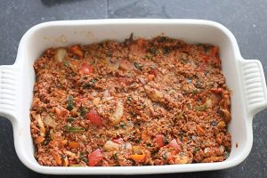 Ovenschotel gehakt aardappel stap 4