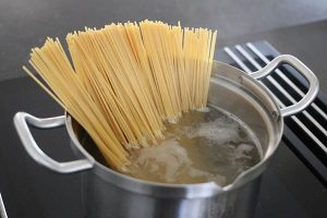 Spaghettitaart stap 1