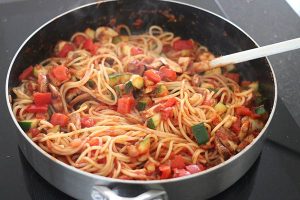 Spaghettitaart stap 4