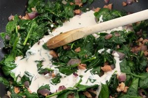 Tortellini spinazie stap 2