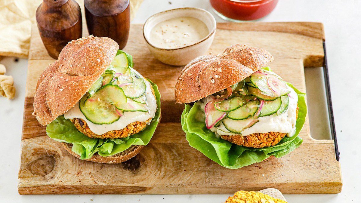 Groenteburgers maken